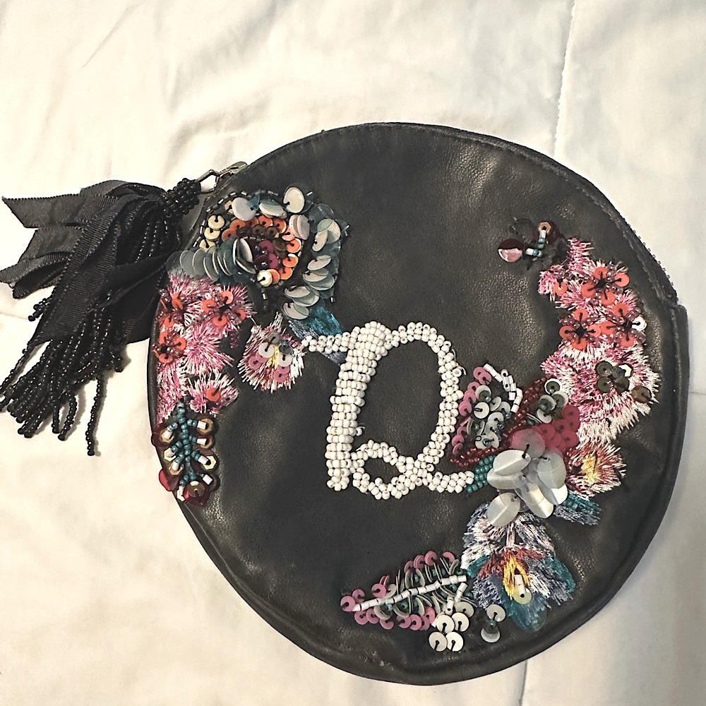 Anthropologie Pouch Letter D